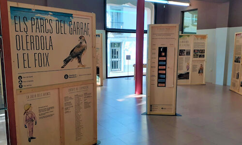 Begues acoge una exposicin sobre los parques naturales del Garraf Olrdola y Foix  