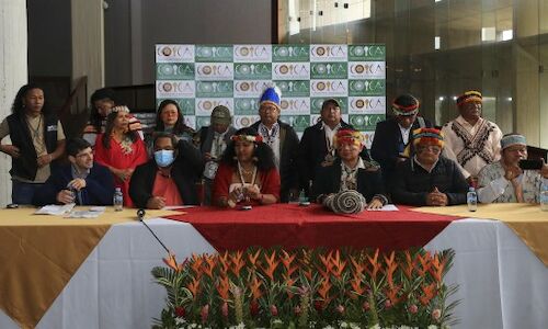 Lderes indgenas piden en Quito la proteccin del 80  de la Amazona para 2025 