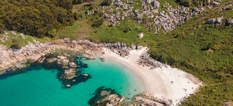 Cala de Lagoelas en Cangas