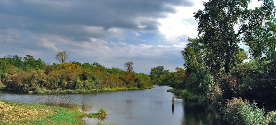  El ro Lobau en Austria 