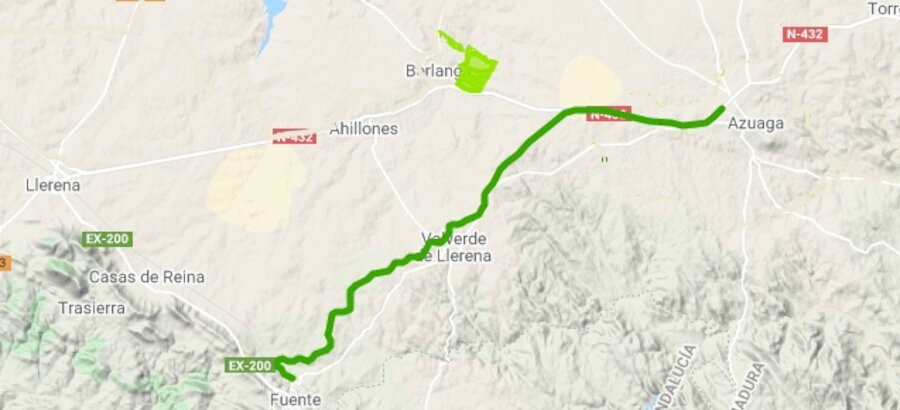 Mapa VV Vegas del Guadiana