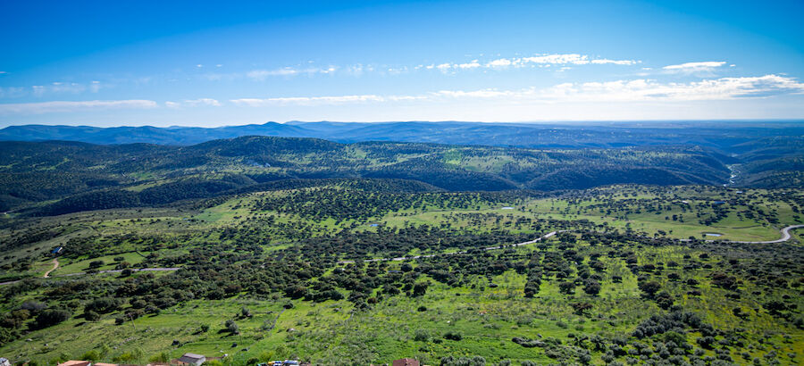 Carretera paisajstica Extremadura