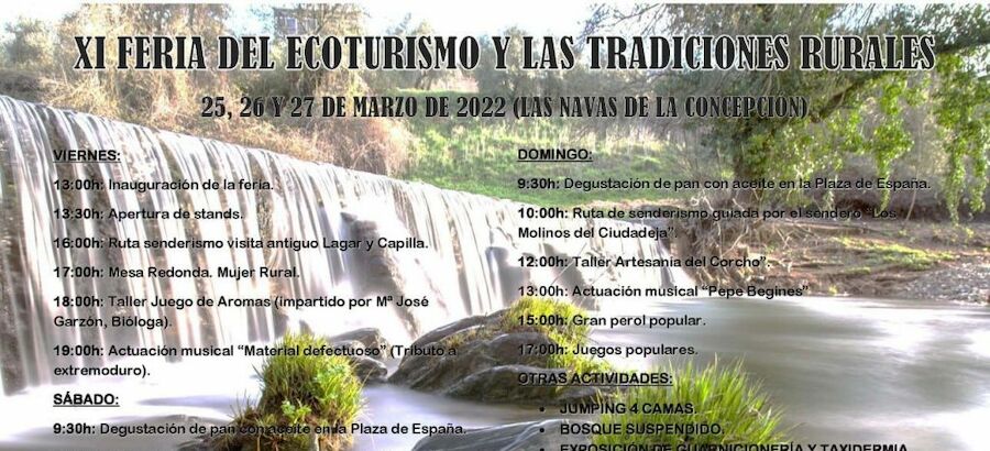 Las Navas de la Concepcin acoge la XI Feria del Ecoturismo y las Tradiciones Rurales 