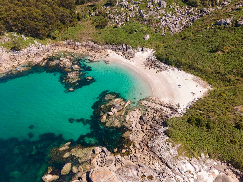 Cala de Lagoelas en Cangas