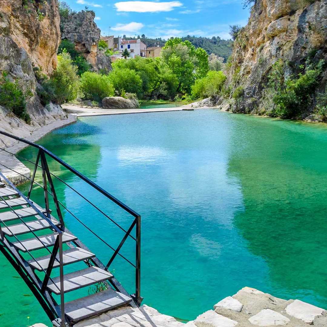 Piscinas de Bolbaite en Valencia