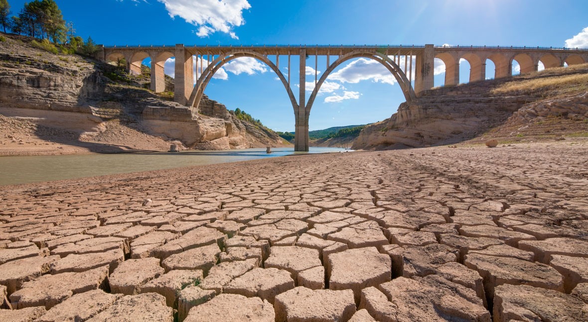 Sequía en Embalse de Entrepeñas, en Guadalajara