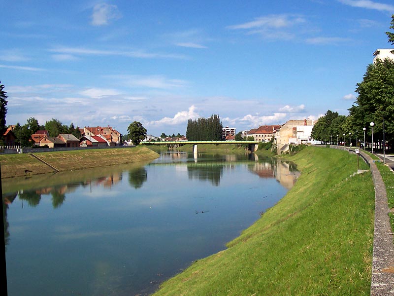 El río Kopla, en la frontera entre Eslovenia y Croacia 