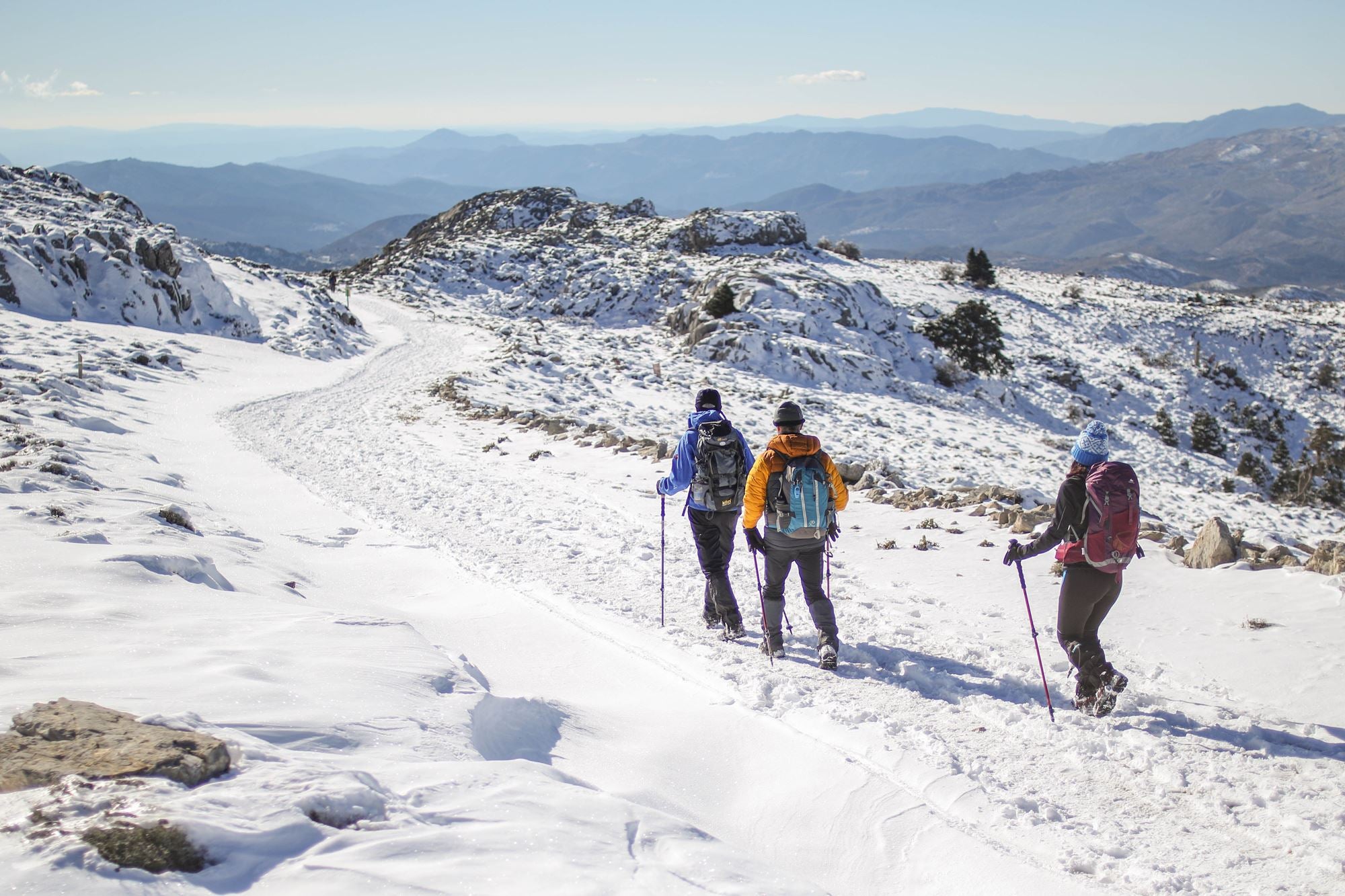 Senderismo en invierno