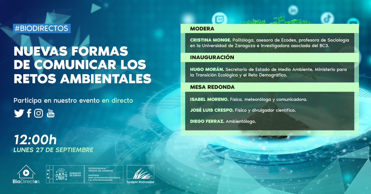 Cartel Biodirecto de la Fundación Biodiversidad  Cartel Biodirecto de la Fundación Biodiversidad