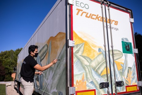EcoTrucksters by Taruga y su camión que absorbe CO2 // Crédito: efeverde EcoTrucksters by Taruga y su camión que absorbe CO2 // Crédito: efeverde