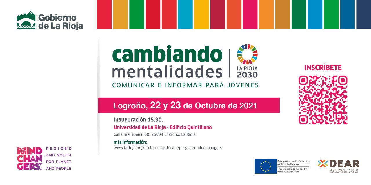 Cartel del programa 'Cambiando mentalidades' // Crédito: Gobierno de La Rioja Cartel del programa 'Cambiando mentalidades' // Crédito: Gobierno de La Rioja