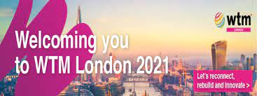 Cartel feria World Travel Market London 2021 Cartel feria World Travel Market London 2021