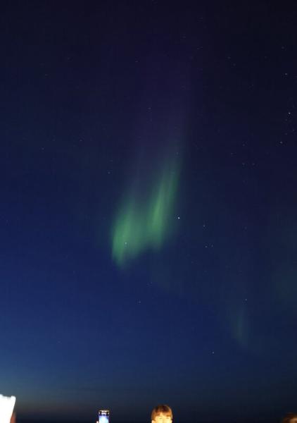 Auroras boreales en Groenlandia