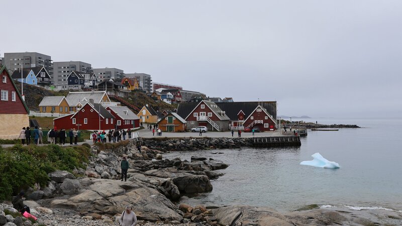 costa del fiordo de Nuuk