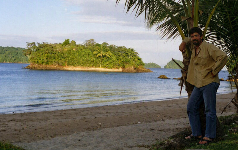 Mario del Real en la Isla de Coiba, PanamÃ¡