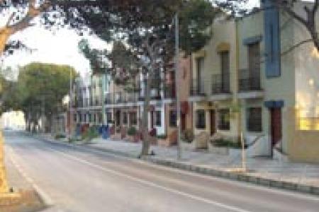 Vista de las calles de Aigües. Vista de las calles de Aigües.