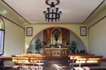 Interior de la Ermita de San Isidro