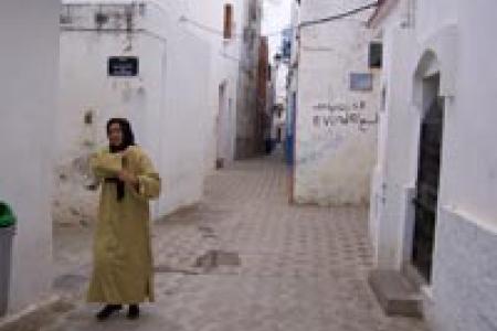 Calles del casco antiguo de Asilah