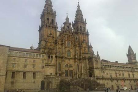 Fachada de la Catedral de Santiago de Compostela.