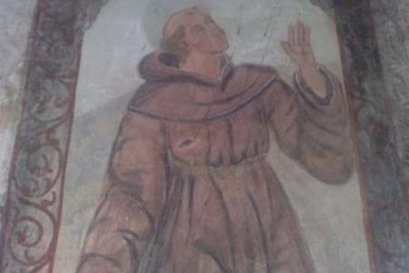 Detalle de pinturas del Clautro.