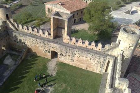 Patio de armas desde la Torre del Homenaje.