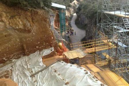 Gran Dolina desde lo alto de la Trinchera