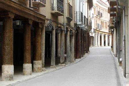 Rua Mayor de Medina de Rioseco.