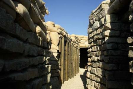 Bunker de la Gerra Civil. Ruta Orwell.