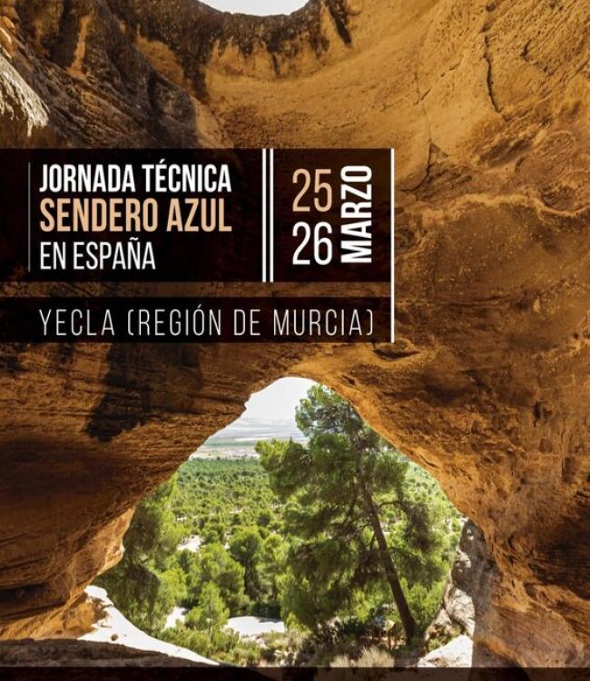 Cartel Jornadas Sendero Azul de Yecla, Murcia