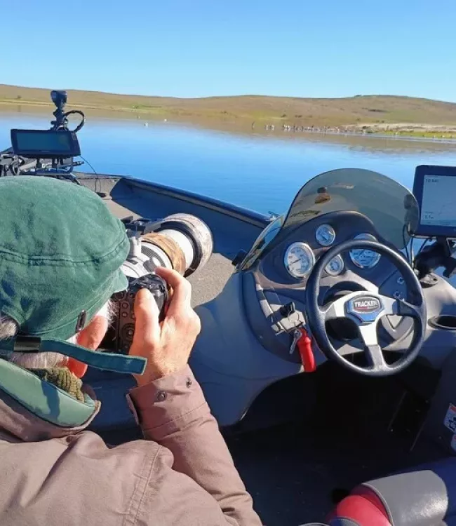 Top Birding on a boat