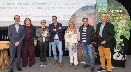 Camino Natural Vía Verde Montes de Hierro-Burdinmendi en Bizkaia