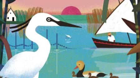 Imagen de La Albufera de València dentro del proyecto 'Greetings From Parcs Naturals', que firma Irene Pérez.