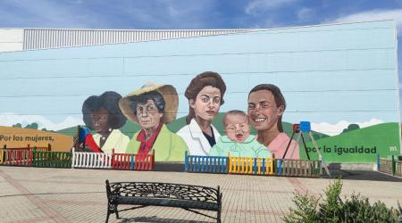 Mural de la localidad vallisoletana de Mojados // Facebook/ Ayuntamiento de Mojados