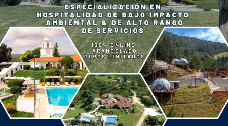 CURSO DE ESPECIALIZACIÓN EN HOSPITALIDAD SOSTENIBLE, DE BAJO IMPACTO SOCIO AMBIENTAL Y DE ALTO RANGO DE SERVICIOS