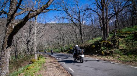 Carretera paisajística Extremadura 