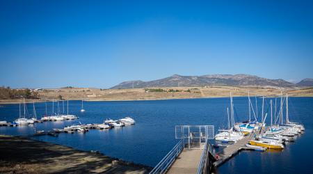 Playa de Orellana, costa interior Extremadura 