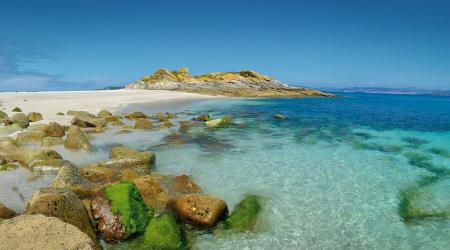 Islas Cíes, Parque Nacional de las islas Atlánticas en Galicia // Crédito: Turismo Galicia 