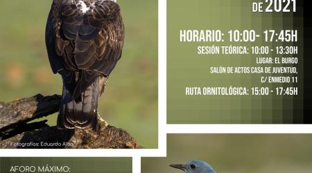 Cartel Taller sobre turismo ornitológico en la Sierra de las Nieves 