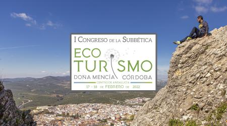 Cartel I Congreso de Ecoturismo de la Subbética 2022 // Crédito: congresosdelasubbetica.com