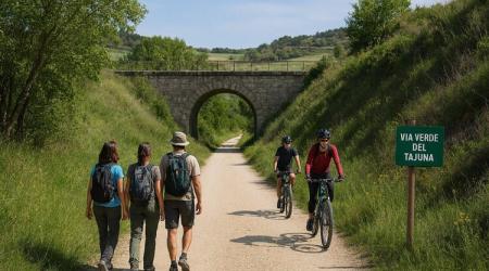 Ampliado el contenido de la Guía de la Vía Verde del Tajuña en su tramo por Guadalajara