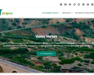 La web de las Vías Verdes ya está disponible en inglés y francés