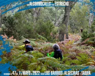 Cartel  XIX Travesía Parques Naturales Los Alcornocales y del Estrecho 