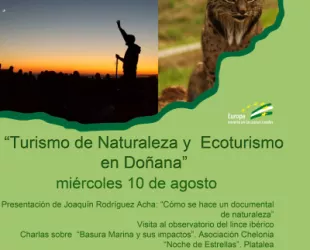 Actividades de ecoturismo en Doñana 2022 