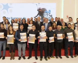 Entrega de las acreditaciones a los empresarios turísticos de los espacios naturales protegidos de Castilla y León 