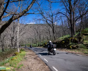 Carretera paisajística Extremadura 