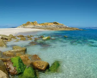 Islas Cíes, Parque Nacional de las islas Atlánticas en Galicia // Crédito: Turismo Galicia 