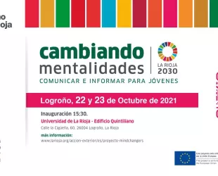 Cartel del programa 'Cambiando mentalidades' // Crédito: Gobierno de La Rioja Cartel del programa 'Cambiando mentalidades' // Crédito: Gobierno de La Rioja